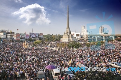 Protestors Stock Photo