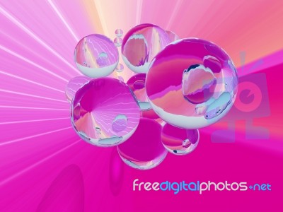 Psychedelic Bubbles Stock Image