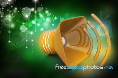 Public Announcement Loudspeakers Stock Image