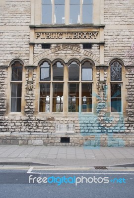 Public Library In Gloucester Stock Photo