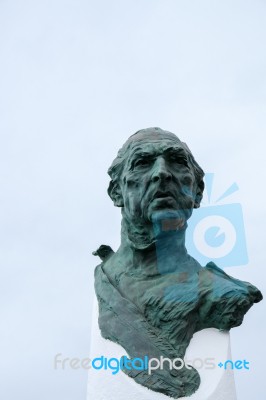 Puerto Banus, Andalucia/spain - July 6 : Monument Dedicated To D… Stock Photo