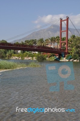 Puerto Banus Bridge Stock Photo