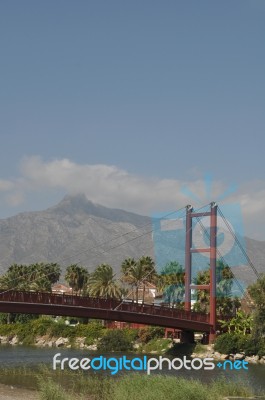 Puerto Banus Bridge Stock Photo