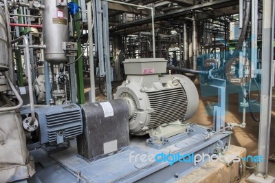 Pump Station Stock Photo