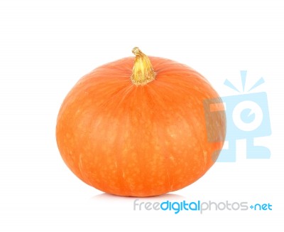 Pumpkin Isolated On The White Background Stock Photo