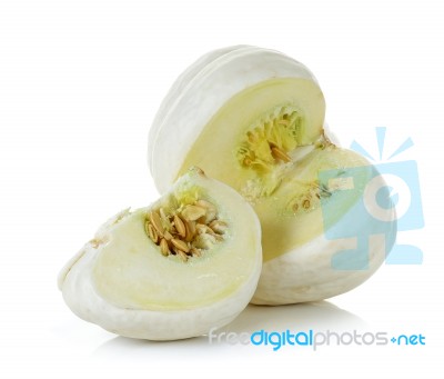 Pumpkin Isolated On The White Background Stock Photo