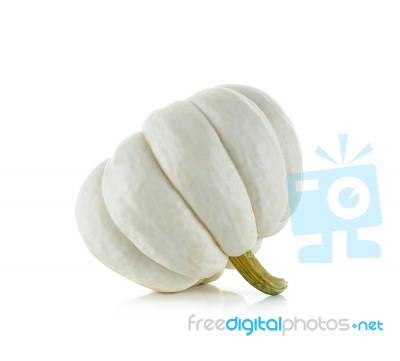 Pumpkin Isolated On The White Background Stock Photo