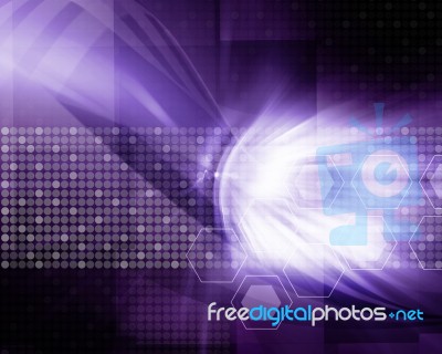 Purple Abstract Background Stock Image