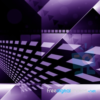 Purple Abstract Background Stock Image