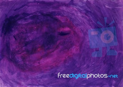 Purple Color Painting Stock Image