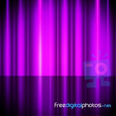 Purple Curtains Background Shows Theater Or Stage
 Stock Image