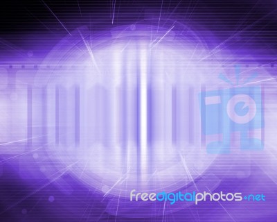 Purple Futuristic Background Stock Image