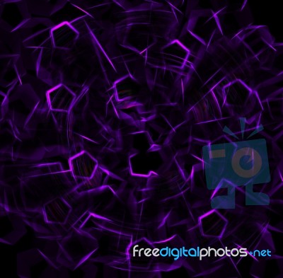 Purple Outline Twirl Abstraction Backdrop Stock Photo