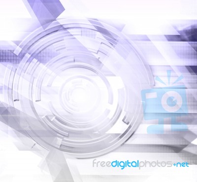 Purple Technology Background Stock Image