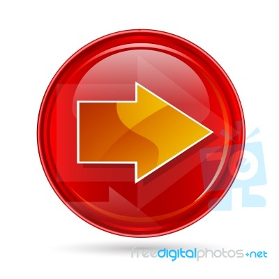 Push Button With Arrow Stock Image