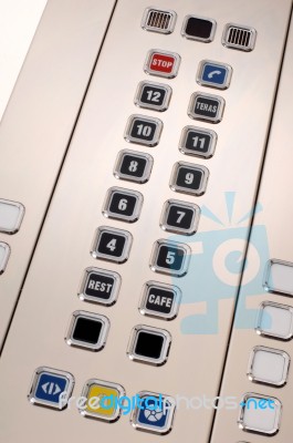 Push Buttons Stock Photo