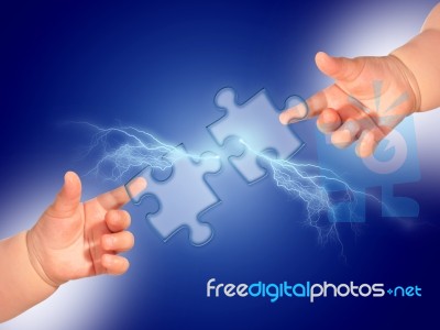 Puzzle Stock Photo