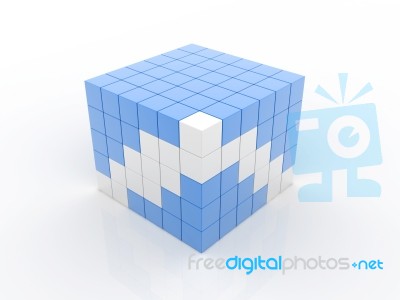 Puzzle In 3d Stock Image