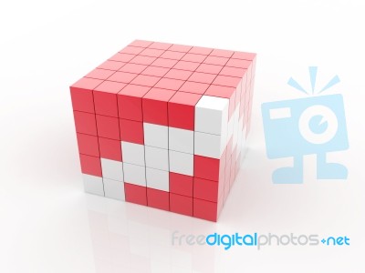 Puzzle In 3d Stock Image