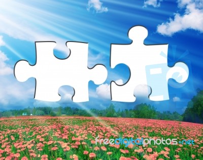 Puzzle Nature Stock Image