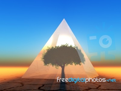 Pyramid Stock Image