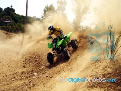 Quad Bike Stock Photo