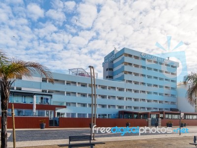 Quarteira, Southern Algarve/portugal - March 10 : Dom Jose Beach… Stock Photo