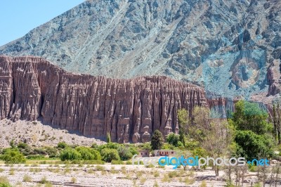 Quebrada De Purmamarca, Argentina Stock Photo