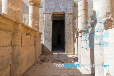 Queen Hatshepsut's Temple, Luxor (thebes) In Egypt Stock Photo