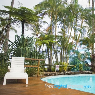 Queensland, Australia - March 22, 2017: View Of Tangalooma Island Resort In Moreton Island, Queensland, Australia Stock Photo