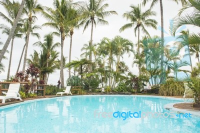 Queensland, Australia - March 22, 2017: View Of Tangalooma Island Resort In Moreton Island, Queensland, Australia Stock Photo