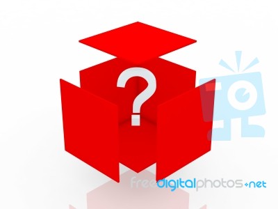 Question Box Stock Image