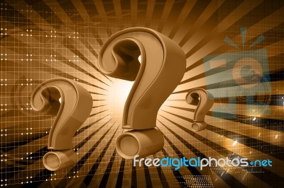 Question Mark  Stock Image