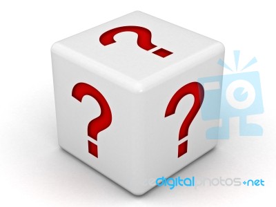 Question Mark Box Stock Image