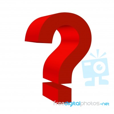 Question Mark I Stock Image