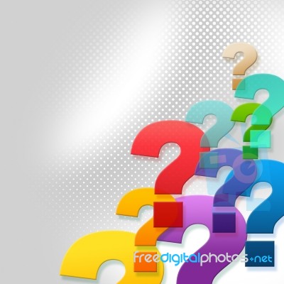 Question Marks Represents Frequently Asked Questions And Answer Stock Image