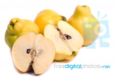 Quince Fruits Stock Photo