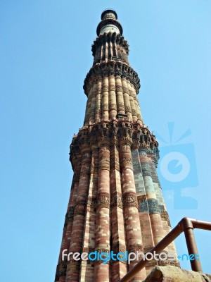 Qutb Minar New Delhi Delhi India Stock Photo