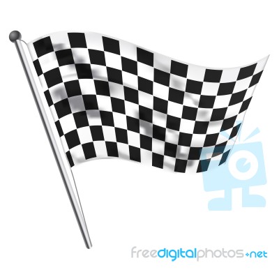 Race Flag Stock Image