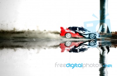 Racing Car Stock Photo