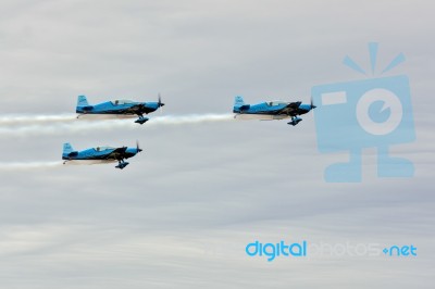 Raf Blades Flying Team Stock Photo