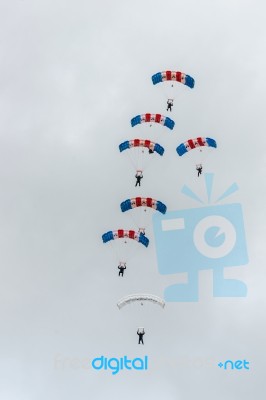 Raf Falcons Display Team Stock Photo