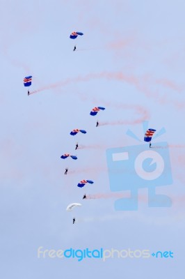 Raf Falcons Display Team Stock Photo