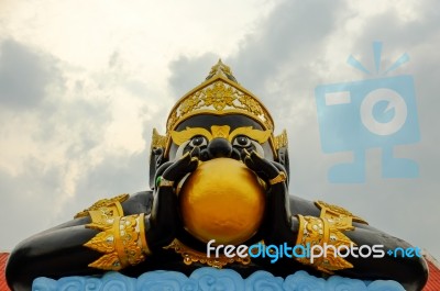 Rahu Statue Stock Photo