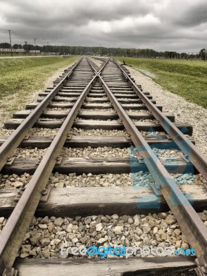 Railway Tracks Stock Photo