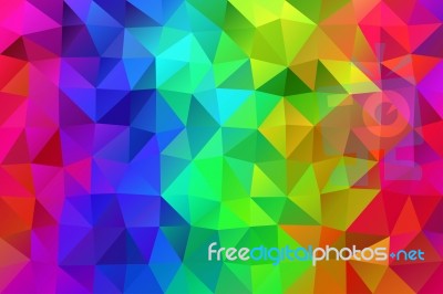 Rainbow Abstract Background Stock Image