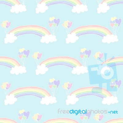 Rainbow Background Stock Image