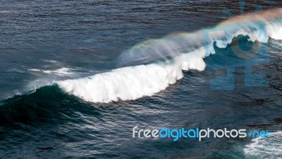 Rainbow Wave Stock Photo