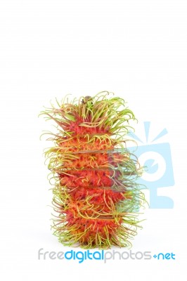 Rambutan Fruits Stock Photo