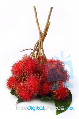 Rambutan fruits Stock Photo